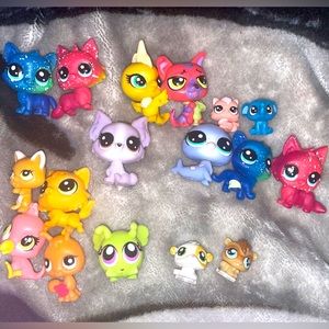 Little LPS baby's perfect condition old and new ones